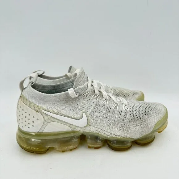 Nike Air VaporMax 2 Women Size 7 942843-100 White Pure Platinum Training Shoes - Picture 4 of 10